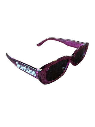 DroVision Purple/White SpellOut Shades