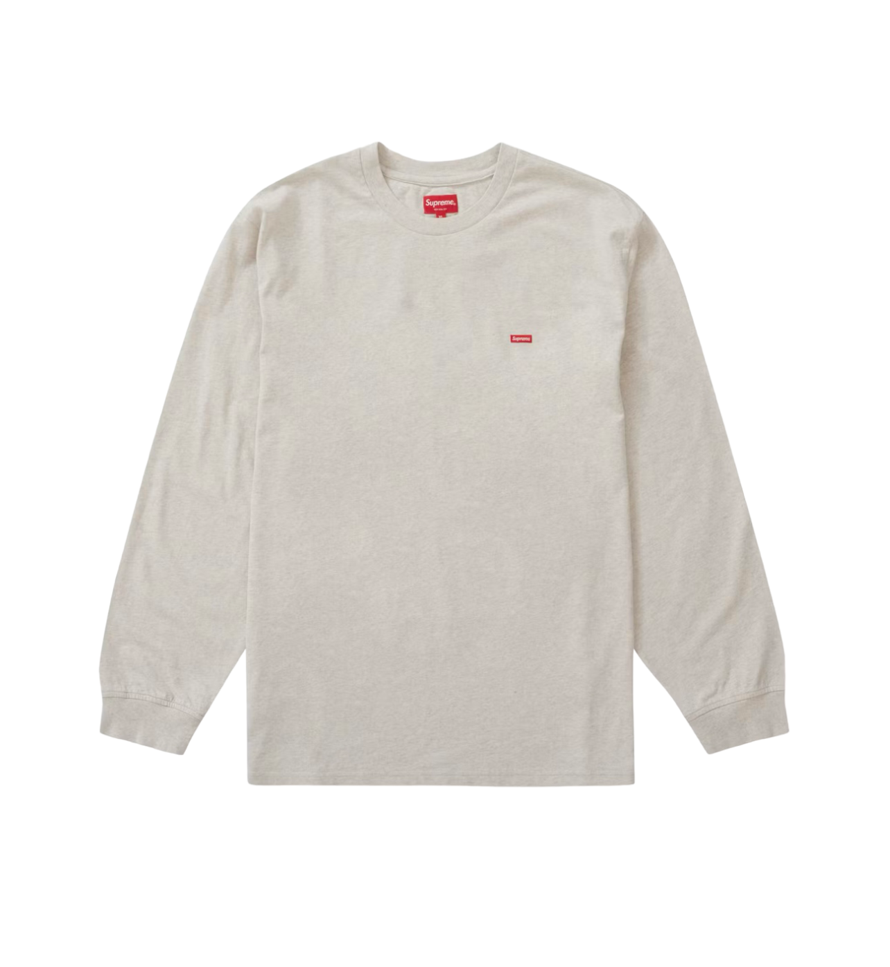 Supreme Grey Box Logo Longsleeve