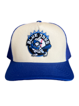 Jays Blue/Cream Mascot Logo Hat