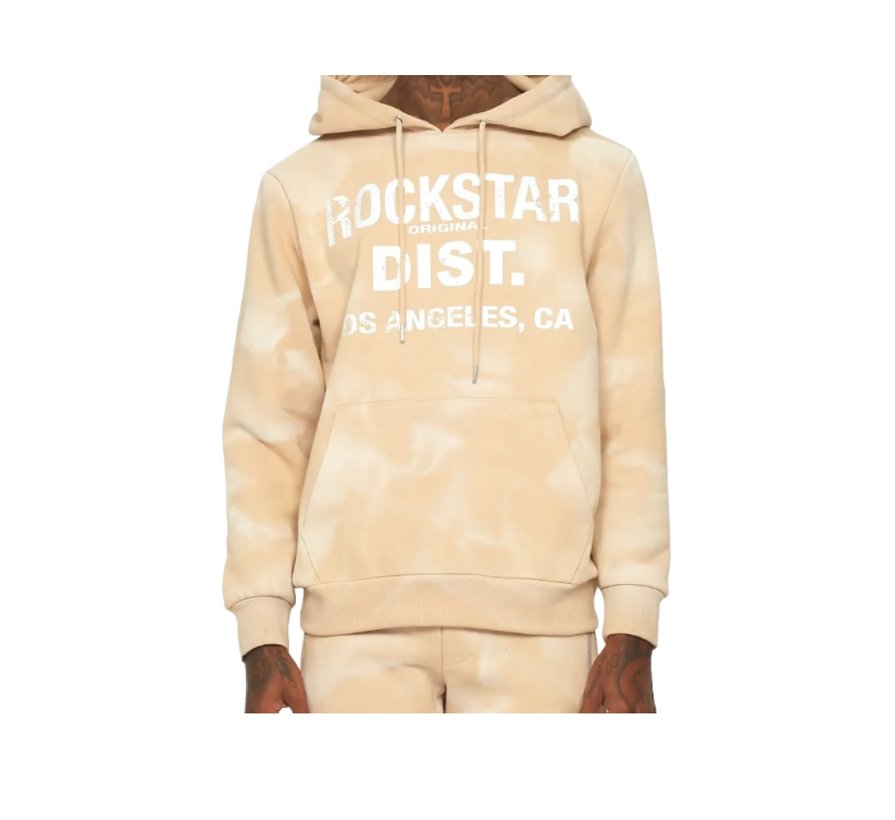 Rockstar District Tan Hoodie