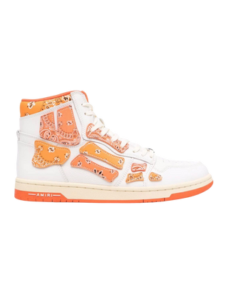 Bone Amiri High Top Orange/Cream