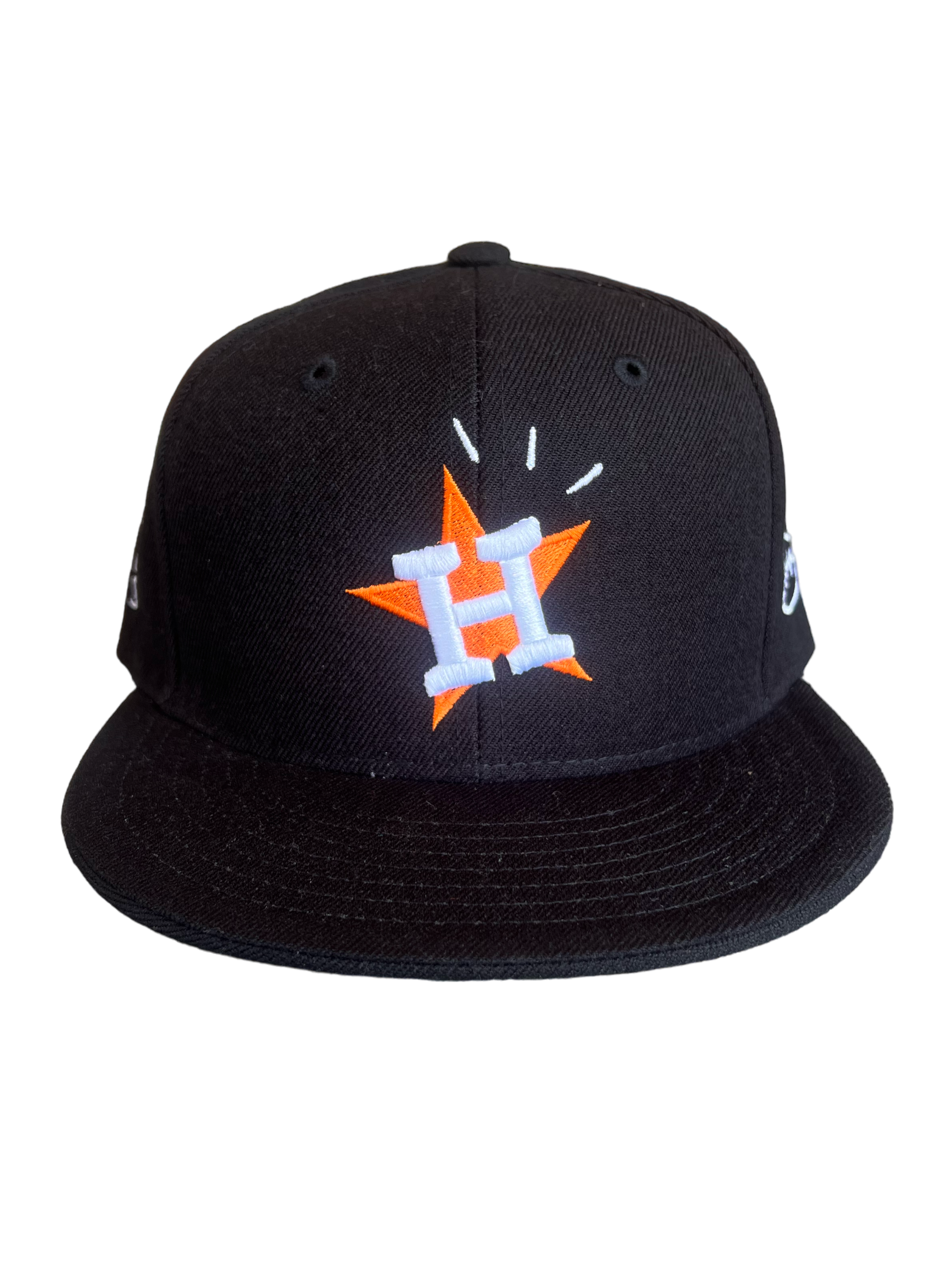 Hat Houston Black Travis Fitted (Multiple Sizes)