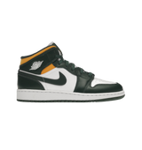 Jordan 1 Mid Green and Yellow