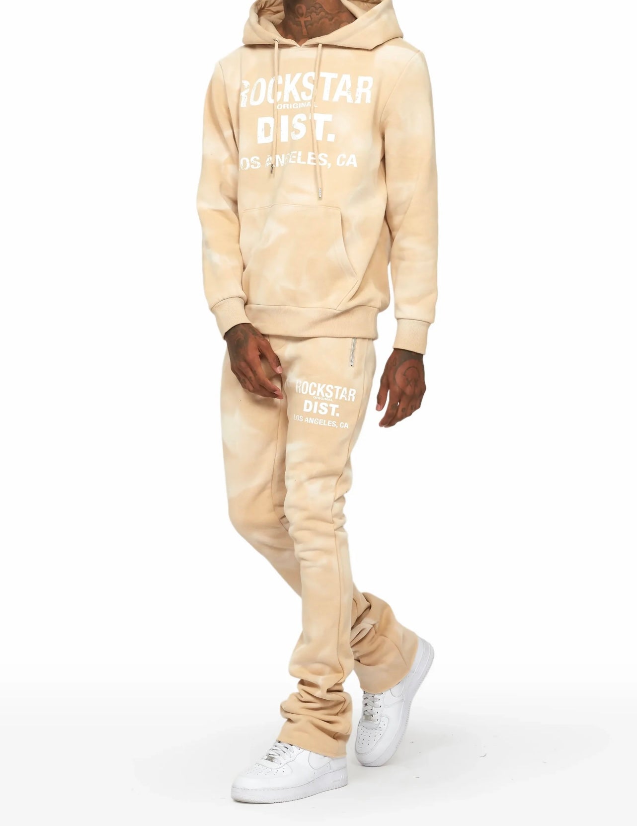 Rockstar District Tan Hoodie