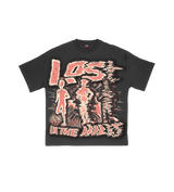 Lost Hills Runner Tee Black/Red