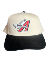 Hat Angel Cream/Red Wings Logo