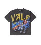 Vale Camel Dark Wash Tee Black