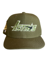 Houston Olive Green Sta Hat