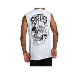 RGF Big Skull Cut Off White