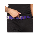 Valabasas Purple V Belt Diamond 32-34 Waist