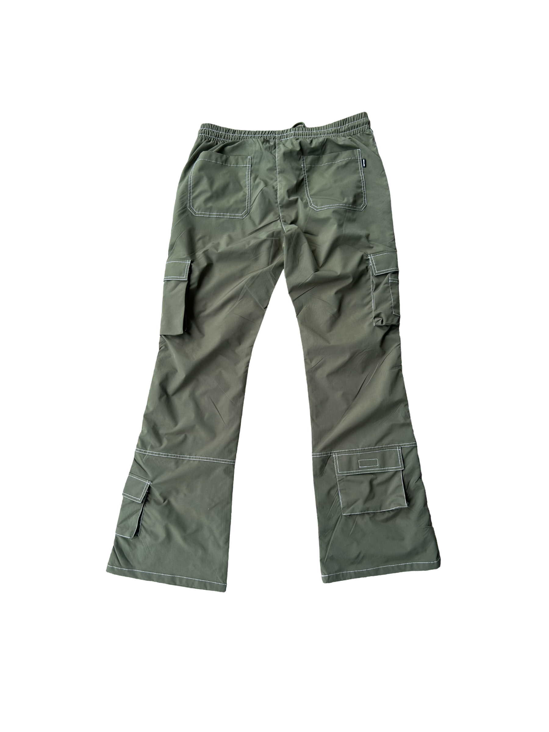 EPTM Cargo Flare Pants Olive Green