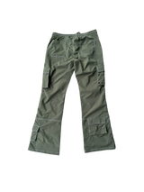 EPTM Cargo Flare Pants Olive Green