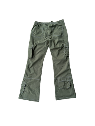 EPTM Cargo Flare Pants Olive Green