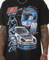 Goat Thunder Nascar Tee Black