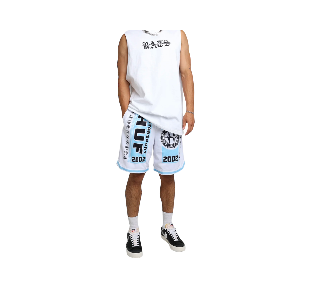 HUF UNC Blue Shorts Men