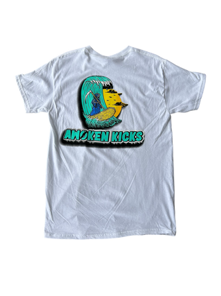 Awoken Kicks Wave Tee White