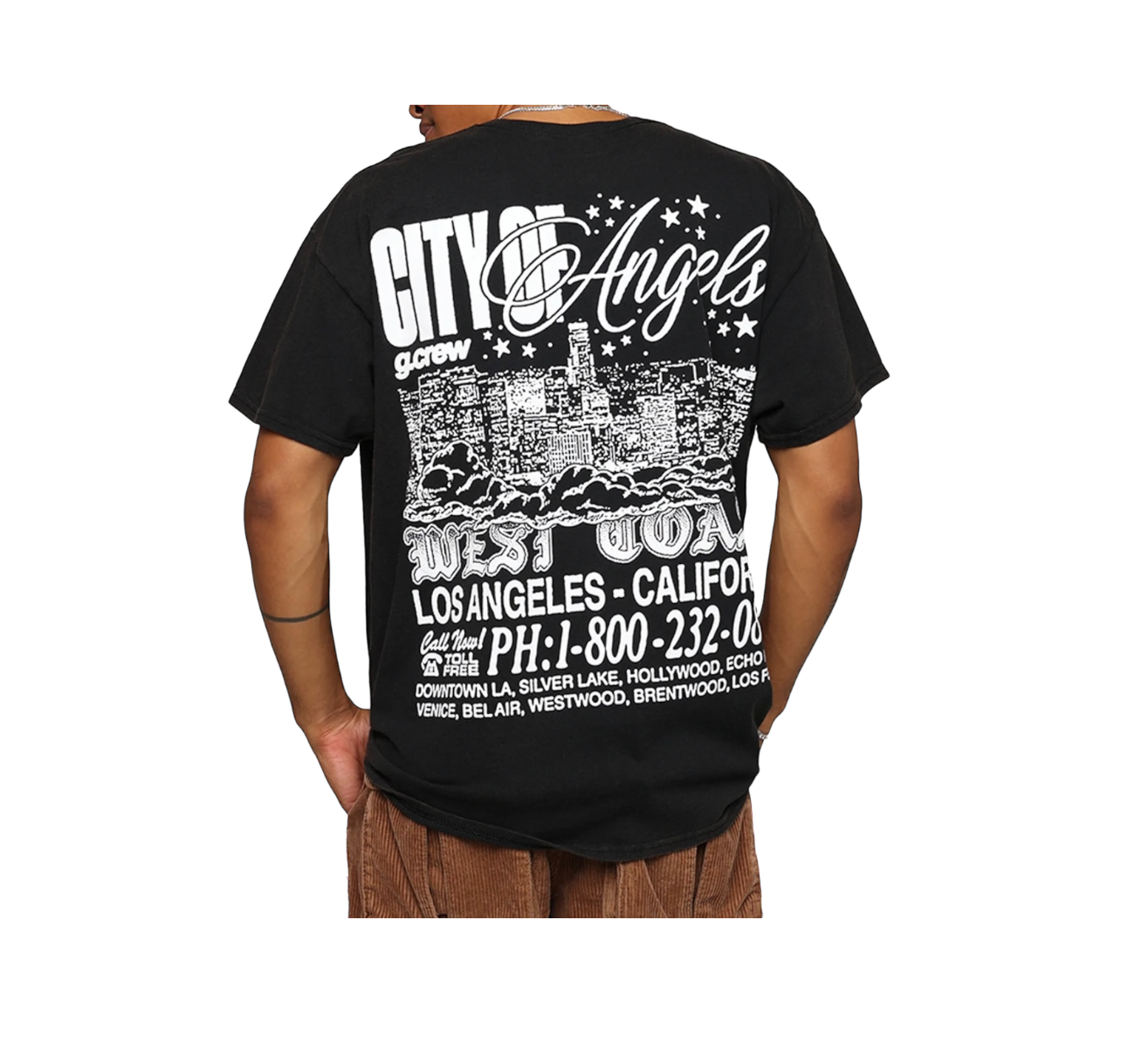 City Of Angels Black Tee