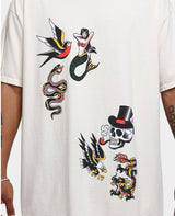 RGF Tattoo Tee Cream/White