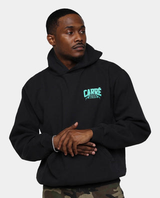 Carré Paris Heavyweight Hoodie Teal/Black