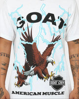 Goat White AOP Thunder Tee