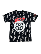 Vintage Stussy AOP 8 Ball Lightning Tee Size Medium (Pre-Owned)