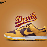 Nike Dunk Low Gold/Maroon