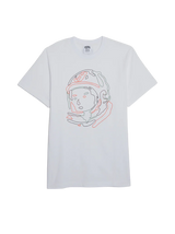 Billionaire White Helmet Tee Orange/Green