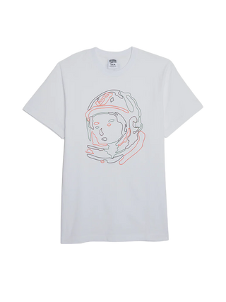 Billionaire White Helmet Tee Orange/Green