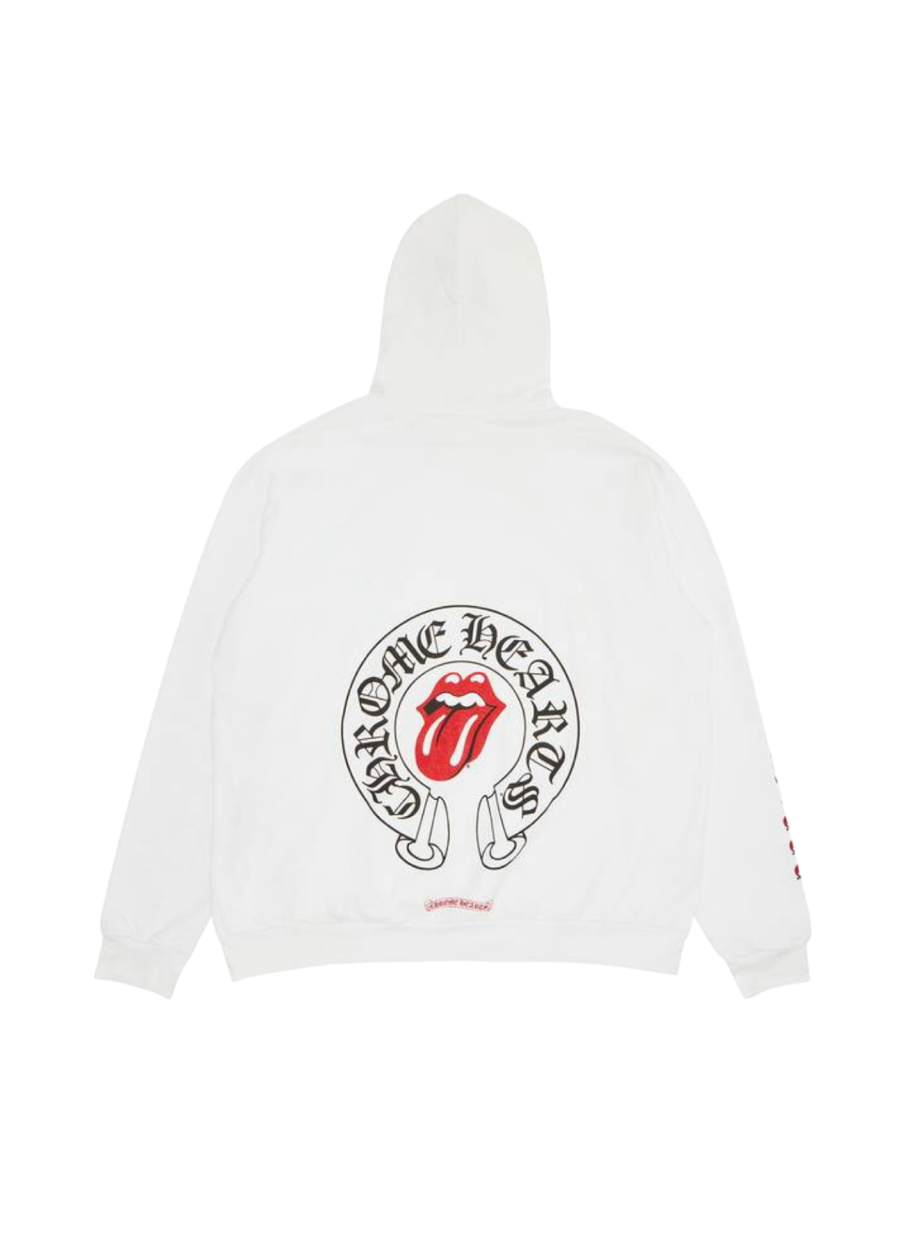 Chrome Hearts X Rolling Stones White Hoodie