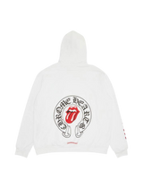 Chrome Hearts X Rolling Stones White Hoodie