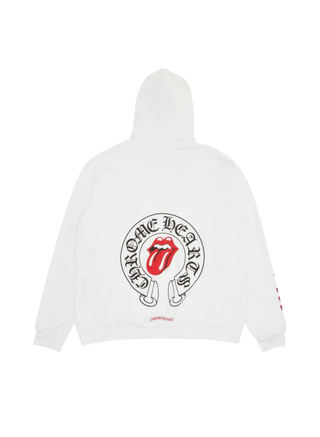 Chrome Hearts X Rolling Stones White Hoodie