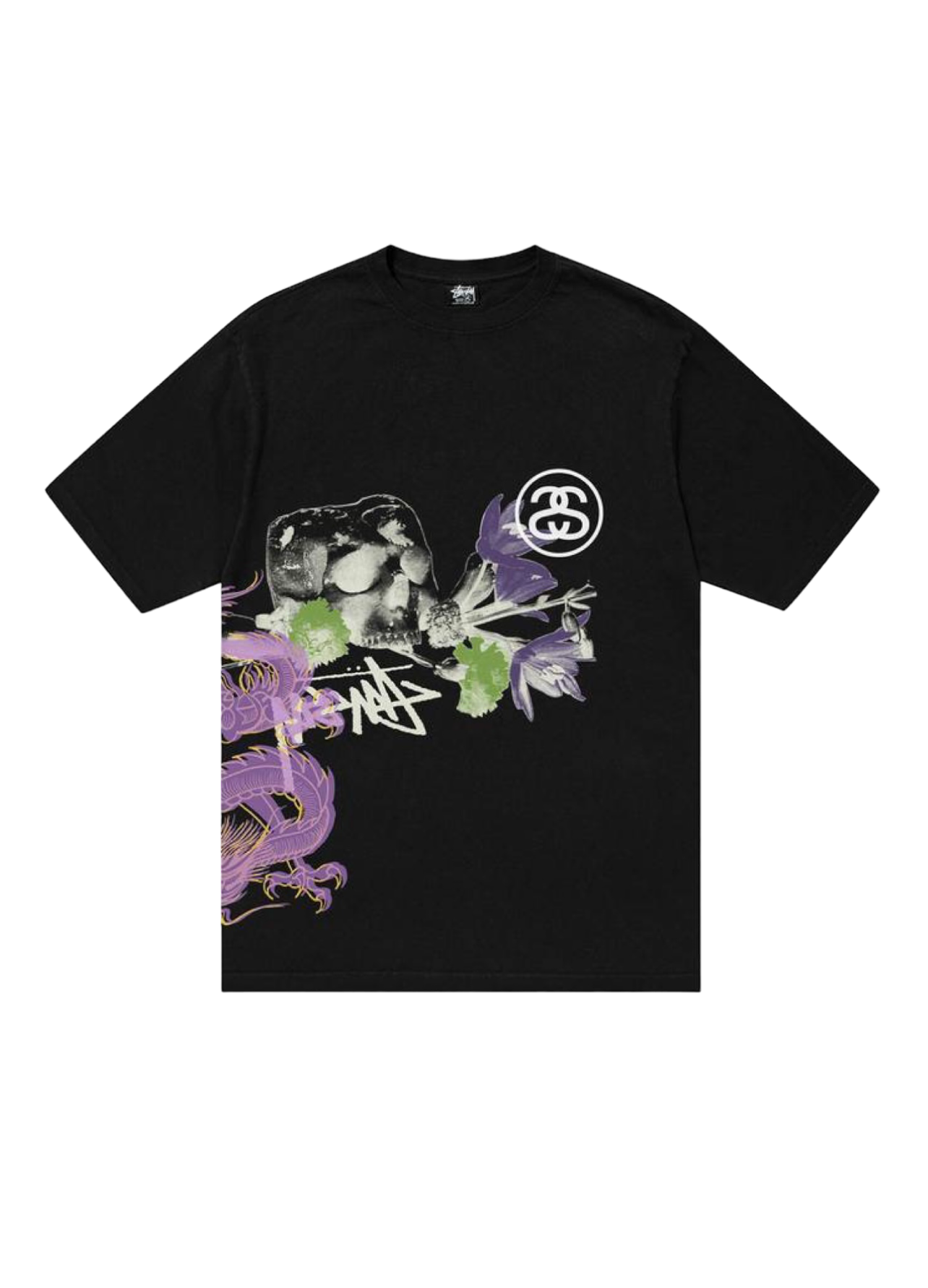 Stussy Black Dice Tee Purple/Black