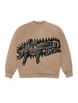 Travis Scott Utopia Crewneck Tan