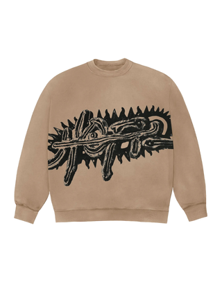 Travis Scott Utopia Crewneck Tan