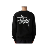 Stussy Black White Pop Up Exclusive Crewneck