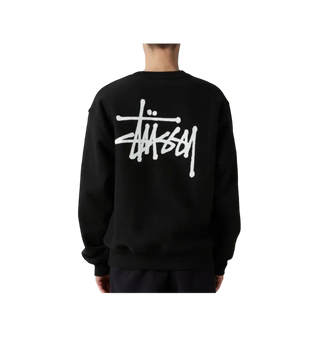 Stussy Black White Pop Up Exclusive Crewneck