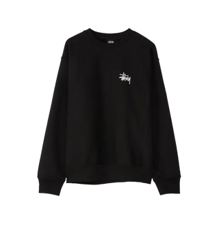 Stussy Black White Pop Up Exclusive Crewneck