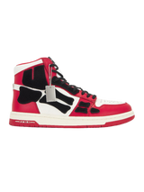 Skelton Amiri Hightop Red/Black Sneaker