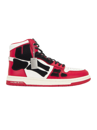 Skelton Amiri Hightop Red/Black Sneaker