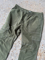 EPTM Cargo Flare Pants Olive Green