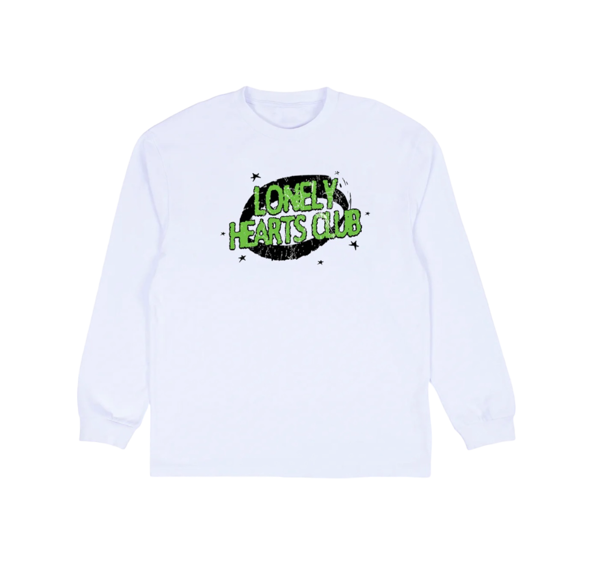 Lonely Hearts Club Lost In LA Long-sleeve Tee White