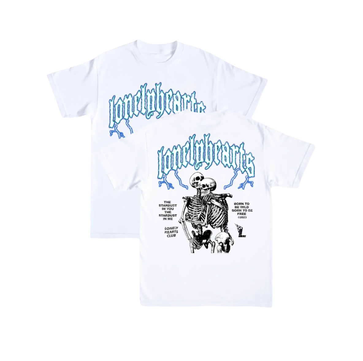 Lonely Hearts Club Stardust Tee White/Blue