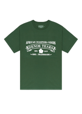 Denim Tears Green/White Logo Tee