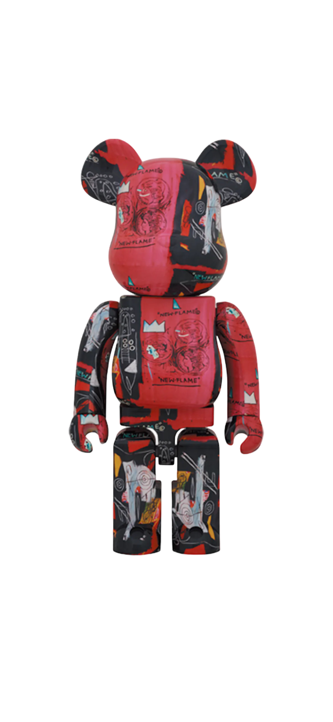 New Flame Pink Bearbrick 1000%