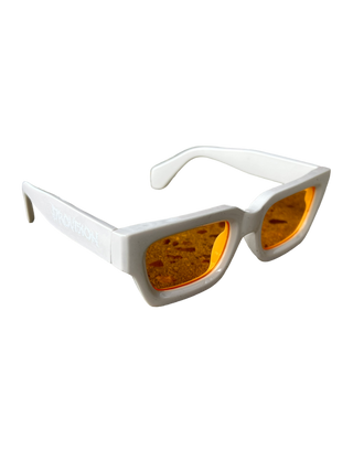 DroVision Orange Lense Square Frames