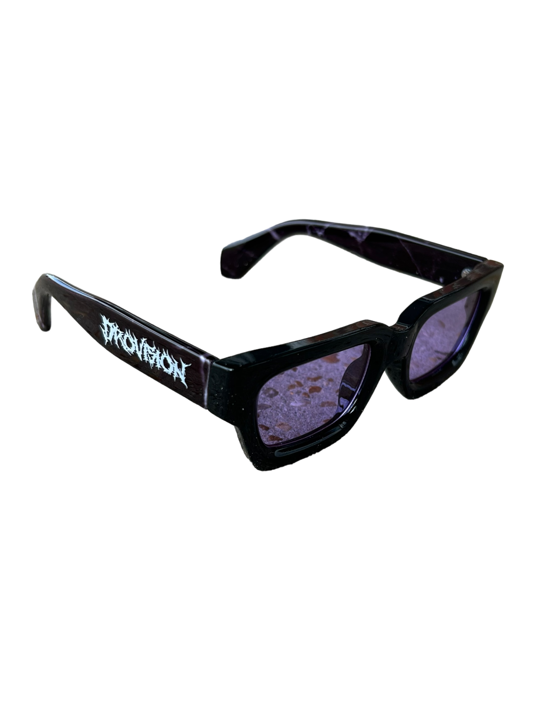 DroVision Square Frame Black (Purple Lense) Polorized